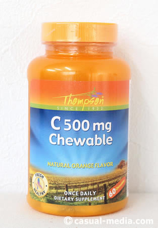 アイハーブのビタミンＣチュアブルのサプリ「 Thompson, C500 mg チュアブル」